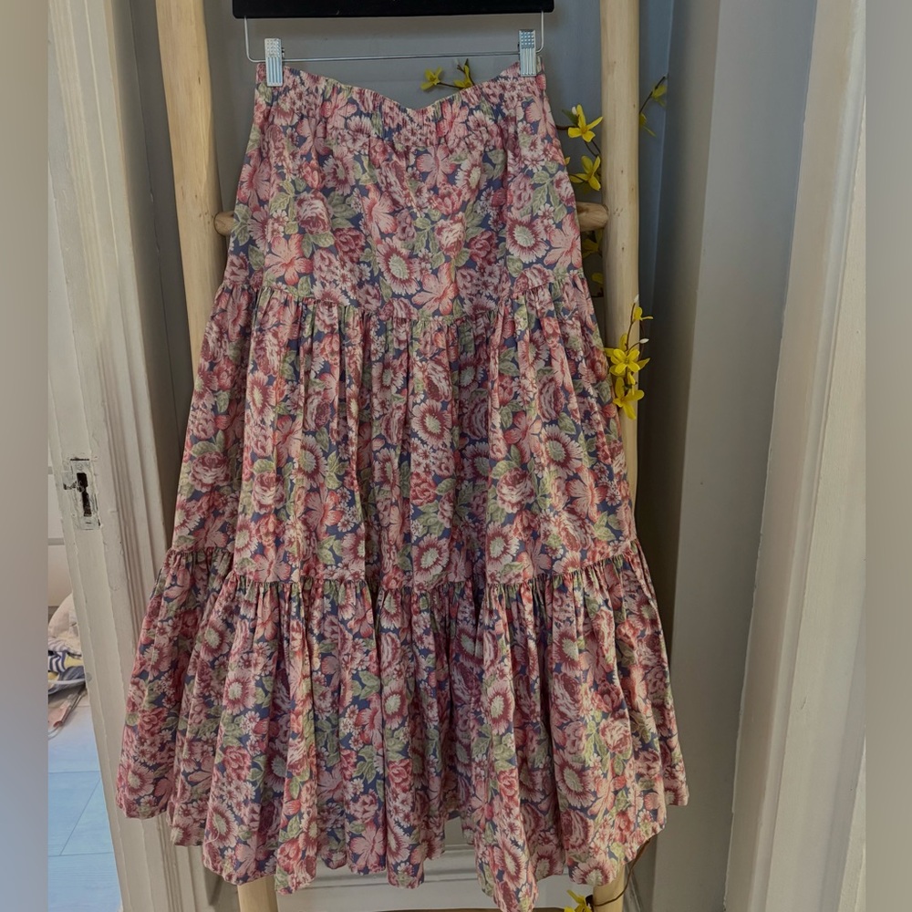 Vintage Van Heusen Floral Maxi Skirt